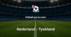 UEFA Nations League: Nederland - Tyskland