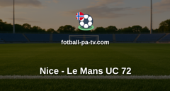 Ligue 1: Nice - Le Mans UC 72