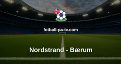Norsk Tipping-ligaen: Nordstrand - Bærum