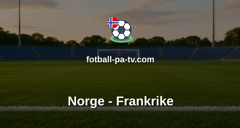 Fotball-VM: Norge - Frankrike