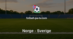 Treningskamp: Norge - Sverige