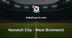 Championship: Norwich City - West Bromwich