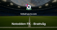 PostNord-ligaen: Notodden FK - Brattvåg