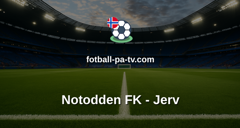 PostNord-ligaen: Notodden FK - Jerv