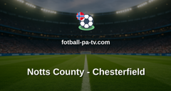League Two: Notts County - Chesterfield