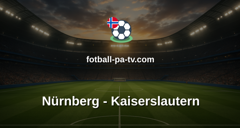 Bundesliga 2: Nürnberg - Kaiserslautern
