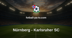 Bundesliga 2: Nürnberg - Karlsruher SC