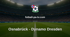 Bundesliga 2: Osnabrück - Dynamo Dresden