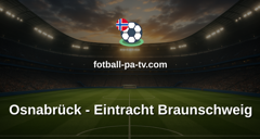 Bundesliga 2: Osnabrück - Eintracht Braunschweig
