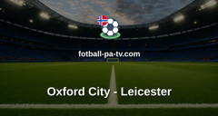 FA-cupen: Oxford City - Leicester