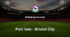 FA-cupen: Port Vale - Bristol City