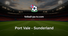 FA-cupen: Port Vale - Sunderland