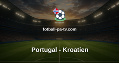 Fotball-VM: Portugal - Kroatien