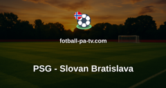 Champions League: PSG - Slovan Bratislava