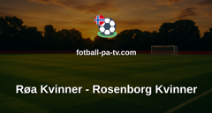 Toppserien: Røa Kvinner - Rosenborg Kvinner