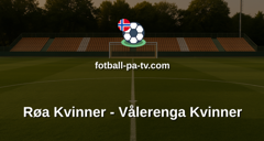Toppserien: Røa Kvinner - Vålerenga Kvinner