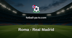 Champions League: Roma - Real Madrid