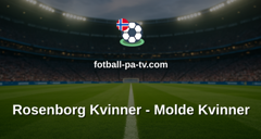Toppserien: Rosenborg Kvinner - Molde Kvinner