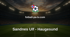 OBOS-ligaen: Sandnes Ulf - Haugesund