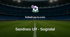OBOS-ligaen: Sandnes Ulf - Sogndal