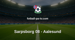 Eliteserien: Sarpsborg 08 - Aalesund