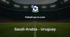 Fotball-VM: Saudi-Arabia - Uruguay