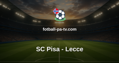 Serie A: SC Pisa - Lecce