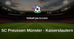 Bundesliga 2: SC Preussen Münster - Kaiserslautern