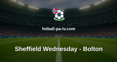 Engelsk Ligacup: Sheffield Wednesday - Bolton