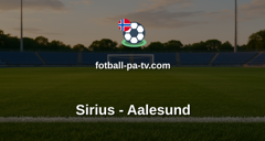 Treningskamp: Sirius - Aalesund