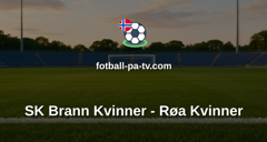 Toppserien: SK Brann Kvinner - Røa Kvinner