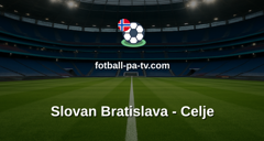 Champions League: Slovan Bratislava - Celje