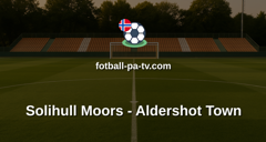 National League: Solihull Moors - Aldershot Town