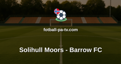 National League: Solihull Moors - Barrow FC