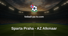 UEFA Conference League: Sparta Praha - AZ Alkmaar