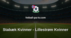 Toppserien: Stabæk Kvinner - Lillestrøm Kvinner