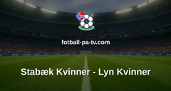 Toppserien: Stabæk Kvinner - Lyn Kvinner