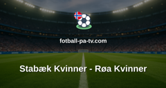 Toppserien: Stabæk Kvinner - Røa Kvinner