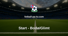 Eliteserien: Start - Bodø/Glimt