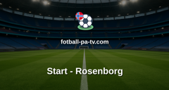 Eliteserien: Start - Rosenborg