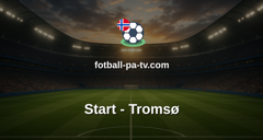Eliteserien: Start - Tromsø