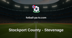 League One: Stockport County - Stevenage