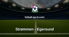 OBOS-ligaen: Strømmen - Egersund