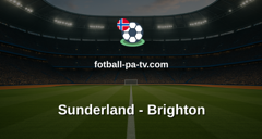 Premier League: Sunderland - Brighton