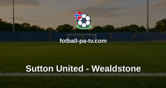 National League: Sutton United - Wealdstone