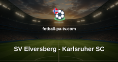 Bundesliga 2: SV Elversberg - Karlsruher SC