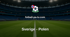 VM-kvalifisering: Sverige - Polen