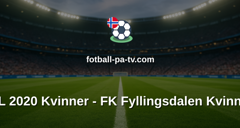 1. divisjon kvinner: TIL 2020 Kvinner - FK Fyllingsdalen Kvinner