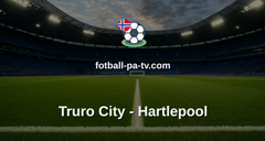 National League: Truro City - Hartlepool