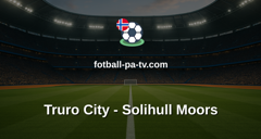 National League: Truro City - Solihull Moors